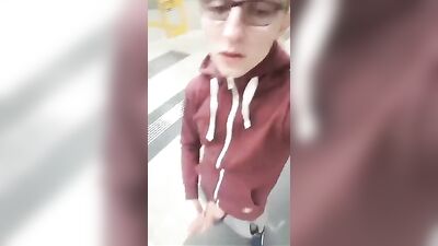 Risky Masturbation in Public: Cum Shots with Big Amateur Cocks!