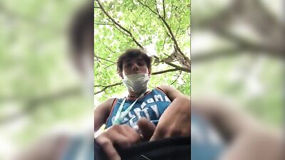 Outdoor Amateur Cum Shots Handjob Fun! - Nous avons une superbe vue