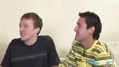 Three-way Thrills: Blond Boys Suck and Fuck in Action Packed Gay Porn