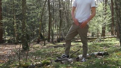 Outdoor Explosion: Jordan Wilders Lake Side Jerk Off!