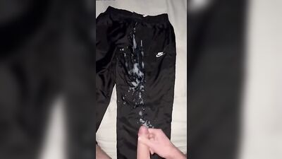 Hyperspermia on Nike Trackies - The Cumshots Edition