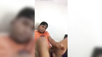 Latino Boys Big Cumshot: An Eye-Catching Handjob