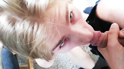 Blond Twink Robins Facial Ordeal: A Twisted Cum-Eating Adventure