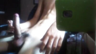 Asian School Boy Cumming: Hardcore Webcam Handjob!