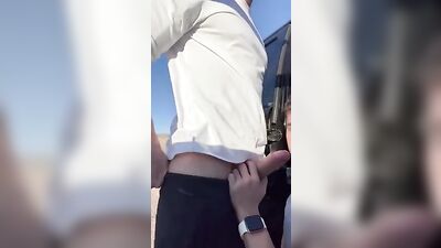 Outdoor Oral Uber Twink Adventure!