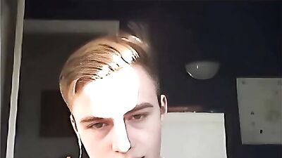 Omegle Blond Twink next door - AI Enhanced Uncut Edition!
