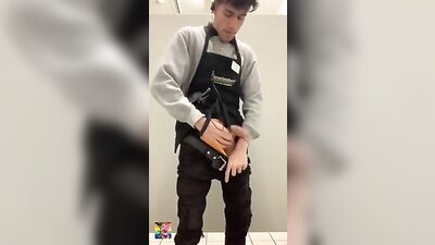 Solo Sex Exposure - Cum Shots Break @ Work