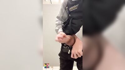 Solo Sex Exposure - Cum Shots Break @ Work