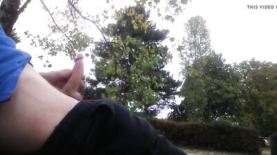 Outdoor Risky Fetish Fun - Paja en cancha de tenis 2