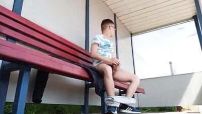 Gay Porn Outdoor Bench Boys - Public Cum Shots