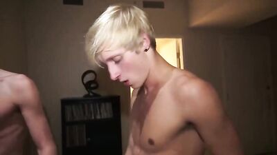 After Gay Tube Party Fucking with Blonde Friends - Action Boys