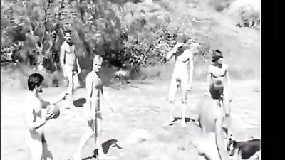 Outdoor Gay Porn Camp Fever! Twinks and Jocks Play Naked in the Sun