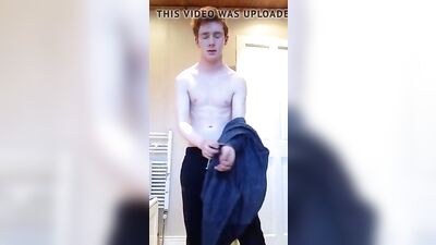 Gay Cam Stripping Spicy Ginger Web-Cam Solo!