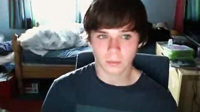 Gay Teen Cumshot Webcam Wanks: Horny Solo Exposure