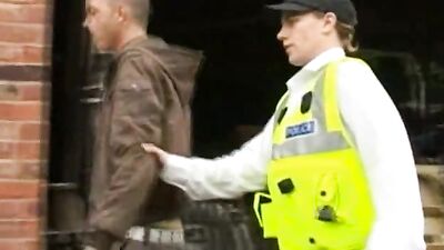 BritBoys Bareback fucked by a Cop - Action Blond Boys Gay Porn