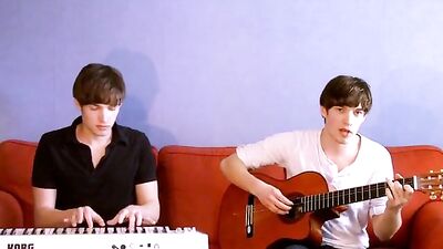 Cute, Talented Twink Sings Theme Songs Non-Porn! A Gay Porn Music Video Delight