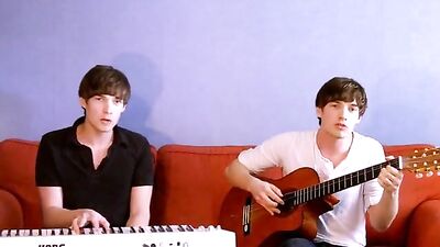 Cute, Talented Twink Sings Theme Songs Non-Porn! A Gay Porn Music Video Delight