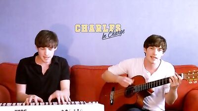 Cute, Talented Twink Sings Theme Songs Non-Porn! A Gay Porn Music Video Delight