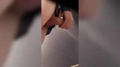 College Guy Gay Porn: Stall Jerk Off Teen Voyeur