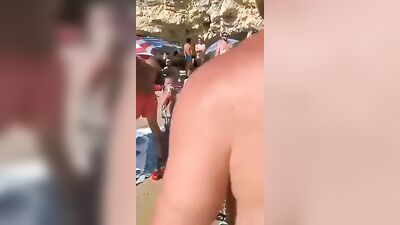 Twinks Enjoy Raw Fuck on Crowded Beach - Webcam Boys Porn