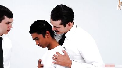 Gay Porn Interracial Threesome - Gay boys and Daddies Explosive Sexcapade!