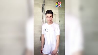 Mister Wet Shirt - Solo Web-Cam Gay Porn Video