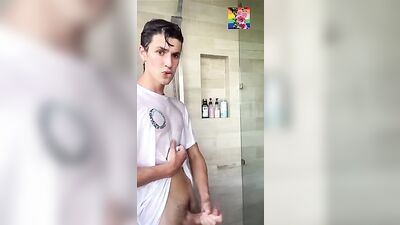 Mister Wet Shirt - Solo Web-Cam Gay Porn Video