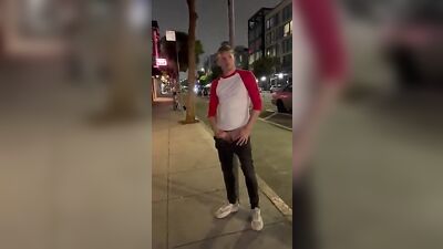 Street Cock Hunters - Drunk Straight Lad Gets Big Cock Out On Street!