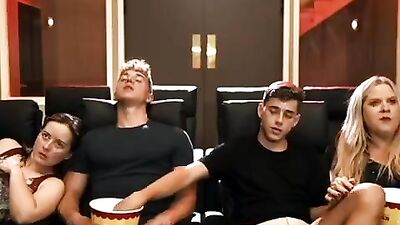 Brothers Popcorn Funny Frenzy - Amateur Muscle Boys Cum Shots Porn