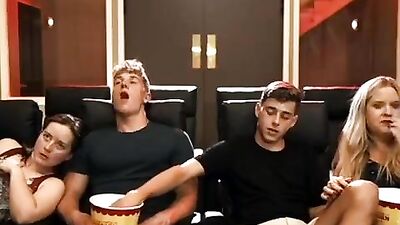 Brothers Popcorn Funny Frenzy - Amateur Muscle Boys Cum Shots Porn