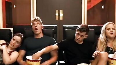 Brothers Popcorn Funny Frenzy - Amateur Muscle Boys Cum Shots Porn