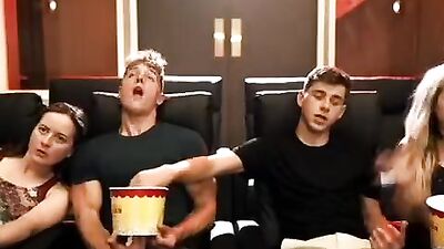 Brothers Popcorn Funny Frenzy - Amateur Muscle Boys Cum Shots Porn