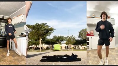 Explosive Body Flexes - Gay Porn Workout Special!