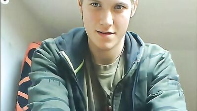 Tattooed Dark Blond Frat Boys Facial Cum Show