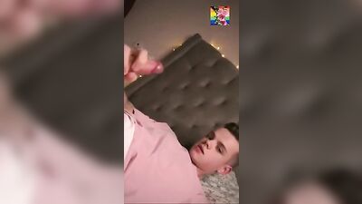 Solo Web-Cam Cumming Explosion - Cum Shots Solo Sex!