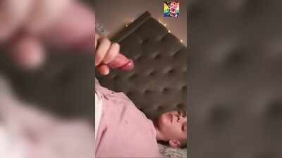 Solo Web-Cam Cumming Explosion - Cum Shots Solo Sex!