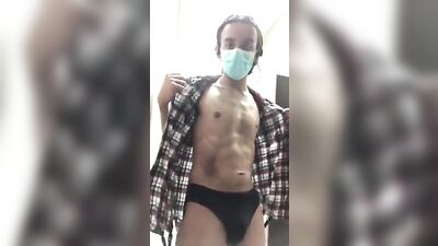 Young Exhibitionists Amateur Cocks & Cum Shots on Public Web-Cam Outside Voyeur!