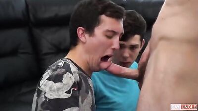 Gay Porn - The Nephews Threesome - Cocks, Asses & Incest!