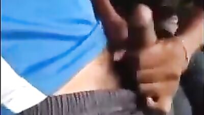 Outdoor Exposure - Twink Jerks on the Bench!