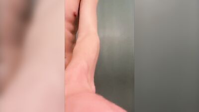 Young Muscle Blonde: Small Dicks after Shower