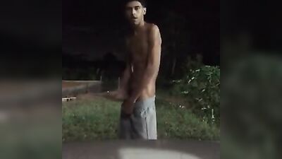 Masturbating Latino Boy in His Night: The Amateur Bareback Solo with Big Cocks