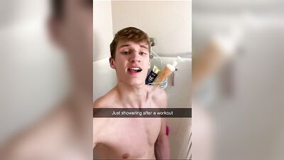 Young & Blonde Straight College Boy Loves To Send Nudes & Cum Shots - Gay Porn Video