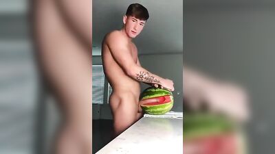 Fruitful Fun: The Twink Selfie Kings Cum-Quenching Melon Obsession