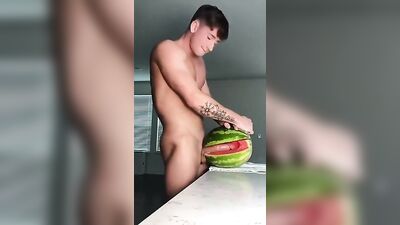Fruitful Fun: The Twink Selfie Kings Cum-Quenching Melon Obsession