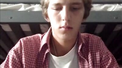 Cumming with Cute Blonde Boy at Cloudy Day - Straight Boys Porn