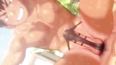 Gay Vacation Porn Adventure with Step-Dad and Hot Blond Boys!