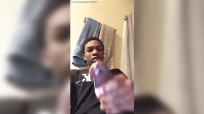 Black Teen Nuts In The Toilets II: Double Cum Shots & Handjobs!