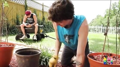 Bare Twinks: Cum Shots with the Gardener - Fuck The Gardener 981557