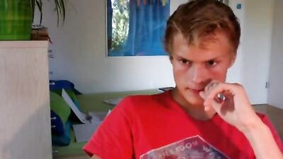 Cumming for Red Hot Blonde Selfies!