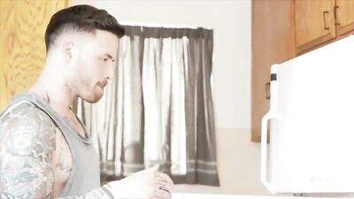 StepDads Cocky Lesson: Bareback Teen Oral Action